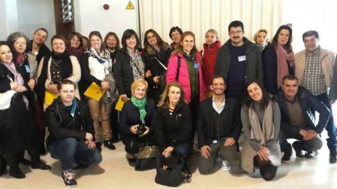 Denizcilik lisesi öğretmen ve öğrencileri Portekiz’de