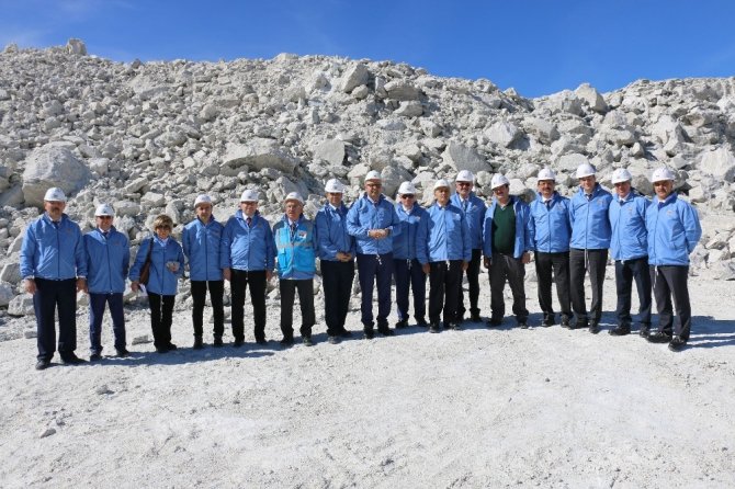 Eti Maden Genel Müdürü ve Yönetim Kurulu Başkanı Keleşer Kırka’da