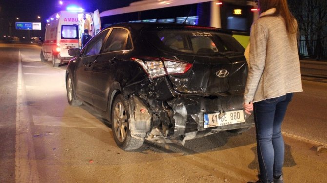 Kocaeli’de trafik kazası: 1 yaralı