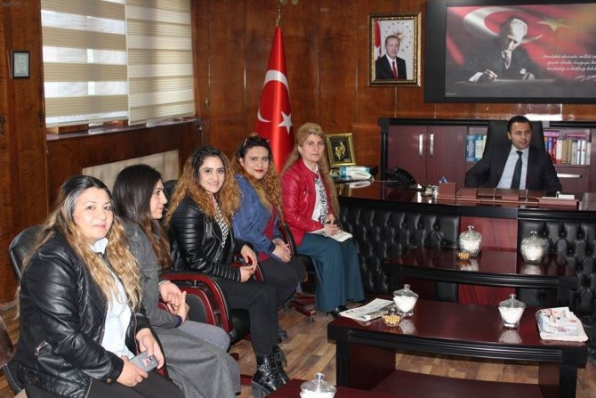 AK Parti’li kadınlardan Kaymakam Uzan’a ziyaret