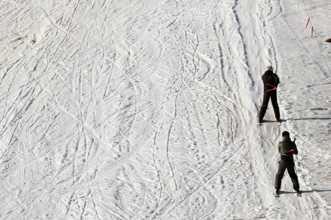 Zigana Dağı’nda kayak sezonu sona erdi