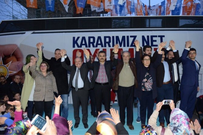 AK Parti Ulukavak seçim bürosu açıldı