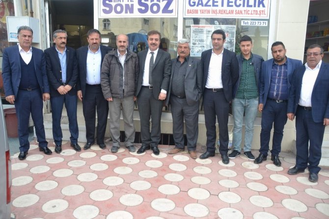 AK Parti’den basın kuruluşlarına ziyaret