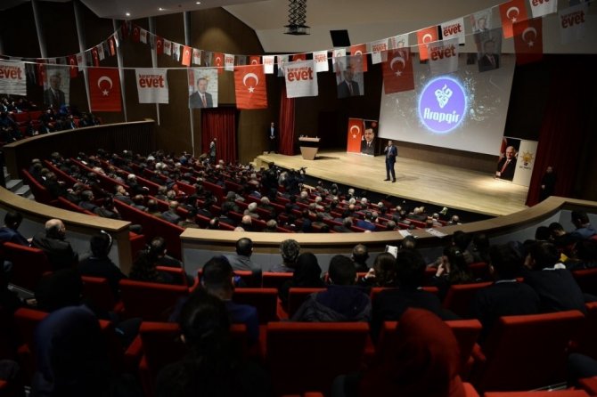Bakan Tüfenkci: "Kendi irademize sahip çıkmak adına hep beraber evet diyeceğiz"