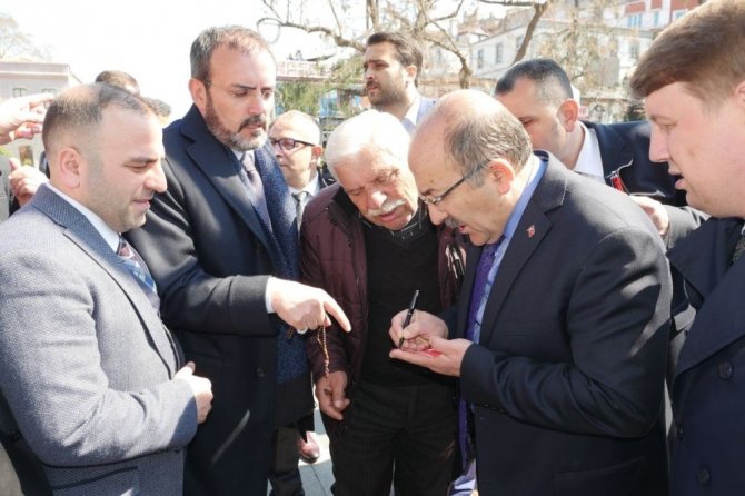 Başkanlar Gümrükçüoğlu ve Genç, referandum çalışmalarını sürdürüyor