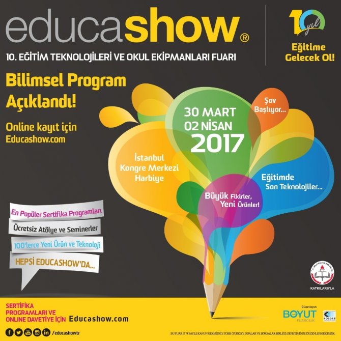 Educashow 30 Mart’ta İstanbul’da başlıyor