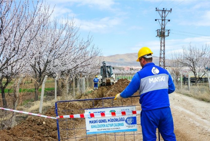 Bağtepe Mahallesinde kanalizasyon altyapı çalışması