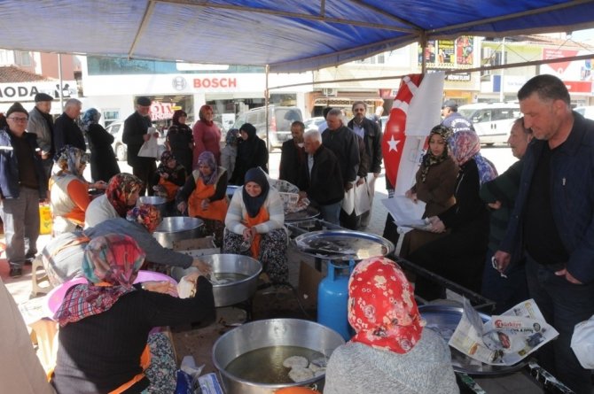 Çan Belediyesi’nden geleneksel gödek ikramları devam ediyor