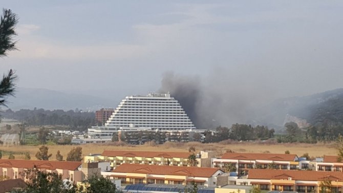 İzmir’deki 5 yıldızlı otelde korkutan yangın