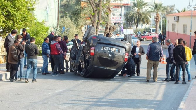 Anamur’da trafik kazası: 4 yaralı