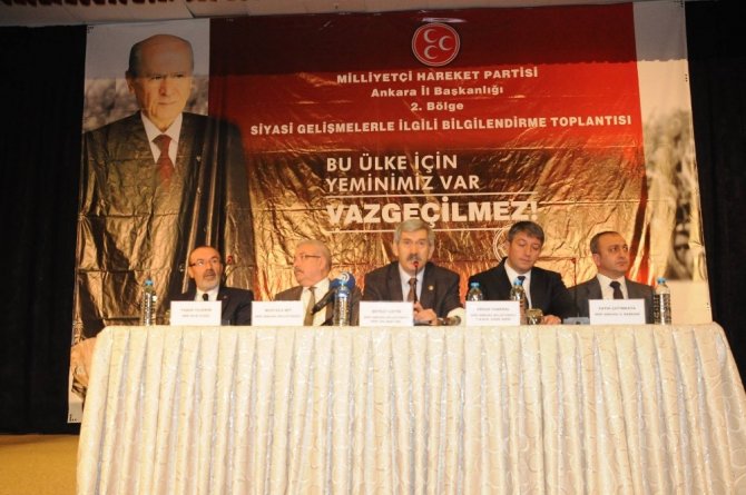 MHP Ankara İl Başkanı Çetinkaya: "Türkiye referandumda aziz milletimizin kararlı duruşuyla ışığa kavuşacak”