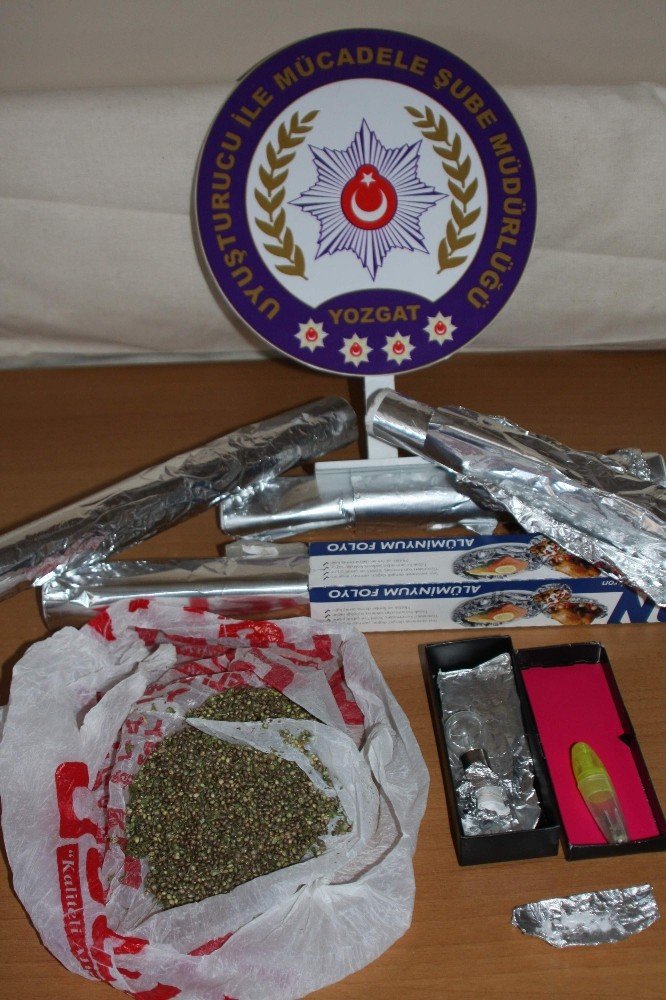 Yozgat’ta uyuşturucu operasyonunda 3 kişi tutuklandı