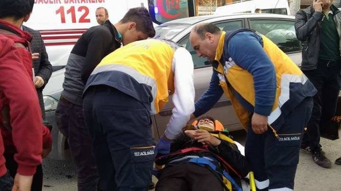 Çankırı’da motosiklet kazası: 1 yaralı