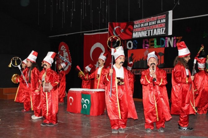 İlkokul öğrencilerinden mehter takımı kuruldu