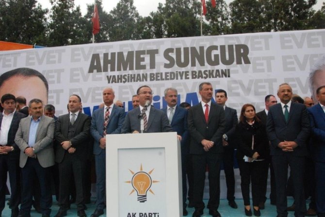 Adalet Bakanı Bozdağ: "Referandum parti meselesi değil memleket ve Türkiye meselesidir”