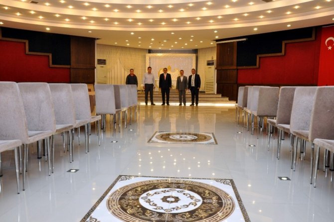 Nazilli’de nikah salonu yenilenmiş yüzü ile hizmete hazır