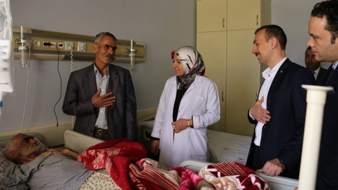 Kaymakam Çiçekli’den hasta ziyareti