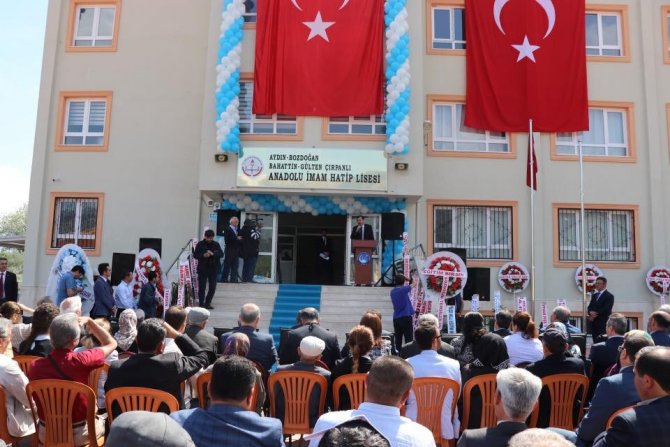 Bozdoğan İmam Hatip Lisesi dualarla hizmete açıldı