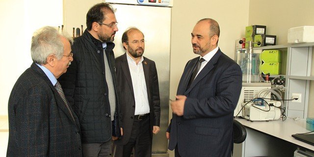 EPDK üst kurul üyesi Fazıl Şenel, ETÜ Rektörü Prof. Dr. Yaylalı’yı ziyaret etti