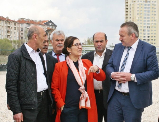 Milletvekili Ceritoğlu Sungurlu şehir stadını inceledi
