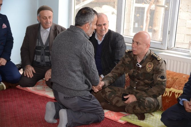 Emniyet Müdürü Dilberoğlu’ndan taziye ziyareti