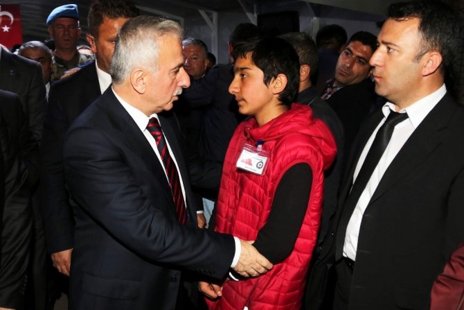 Vali Kamçı Şehit Kilci’nin Mevlidine Katıldı