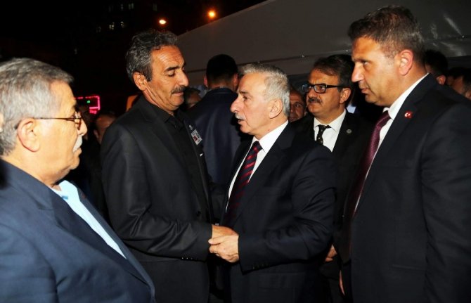 Vali Kamçı Şehit Kilci’nin Mevlidine Katıldı