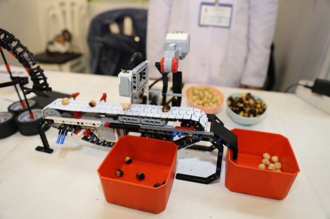 Çürük fındıkları ayıklayan robot geliştirildi