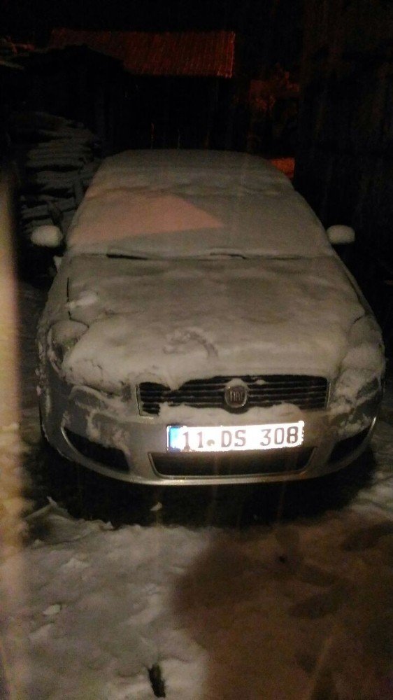 Dursunbey’de Kar Yağışı