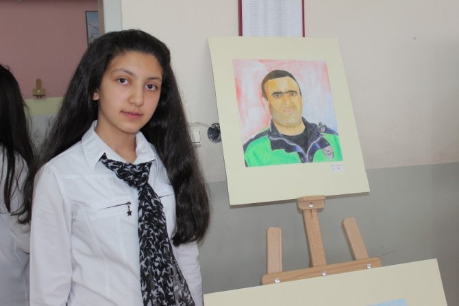 Çocuklardan, ’Vatan Sevgisi’ resim sergisi