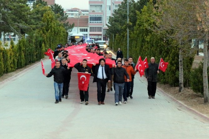 Karaman’da "57. Alay Çanakkale Vefa Yürüyüşü” yapıldı