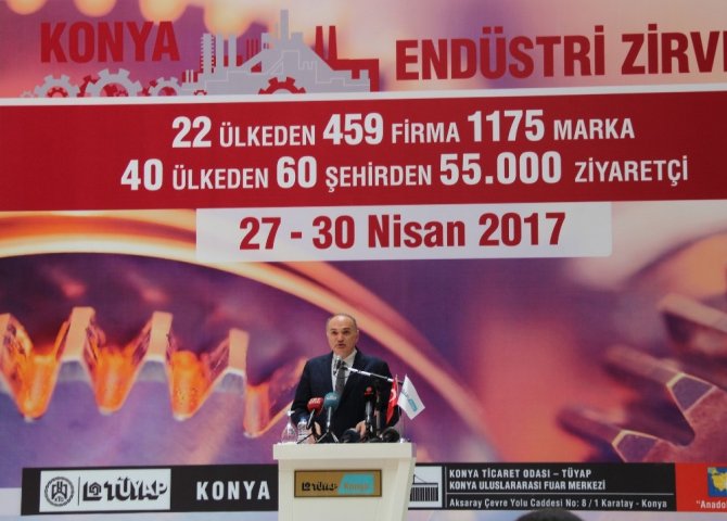 Bakan Özlü Konya Endüstri Zirvesi’nin açılışına katıldı