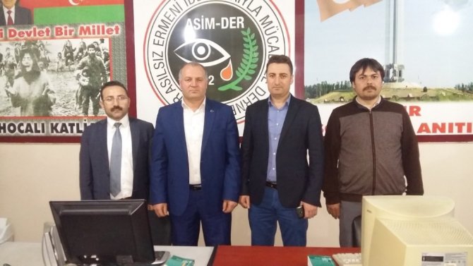 Haydar Aliyev Lisesi yöneticilerinden Asimder’e ziyaret