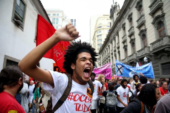 Brezilya’da genel grevde çatışmalar yaşandı