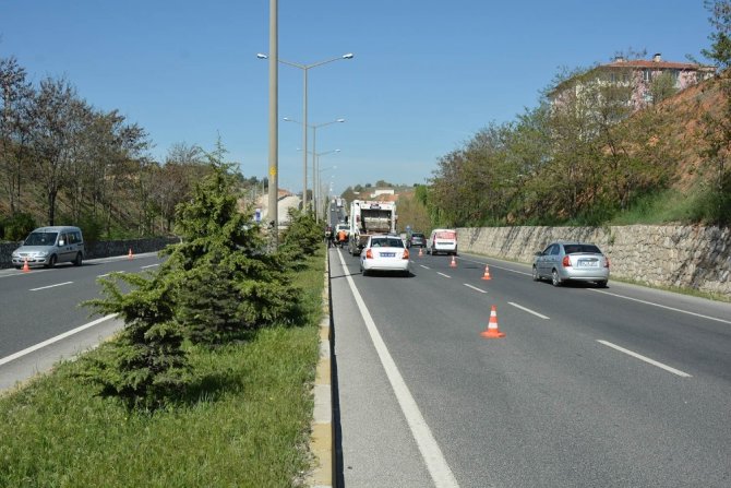Uşak’ta zincirleme trafik kazası