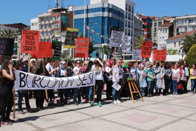 Ereğli’de kadın cinayeti protestosu
