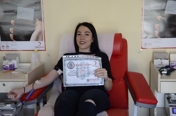 Zonguldak kartalları kan bağışında bulundu