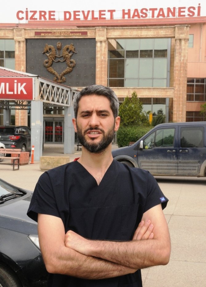 Bayburtlu genç doktor kendini Cizrelilere adadı