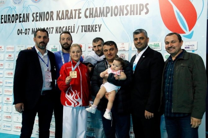 Kağıtsporlu milli karateci Avrupa şampiyonu oldu