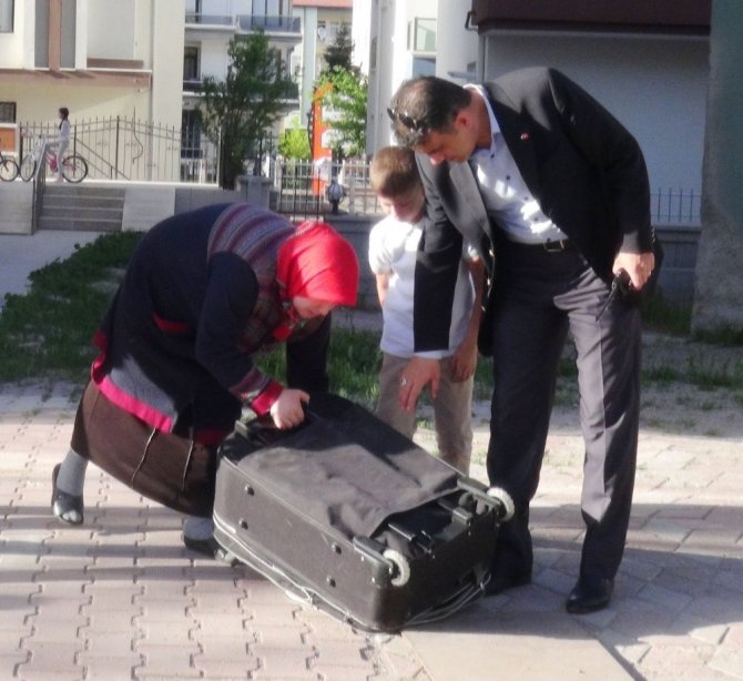 Aksaray’da şüpheli valiz paniği