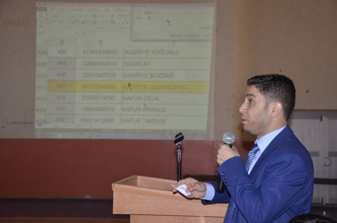 Siverek’te İş-Kur kurası noter huzurunda yapıldı