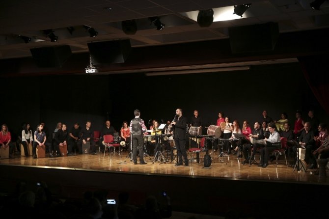 Müzik Akademisi Perküsyon Orkestrası’ndan baharın ritmi konseri