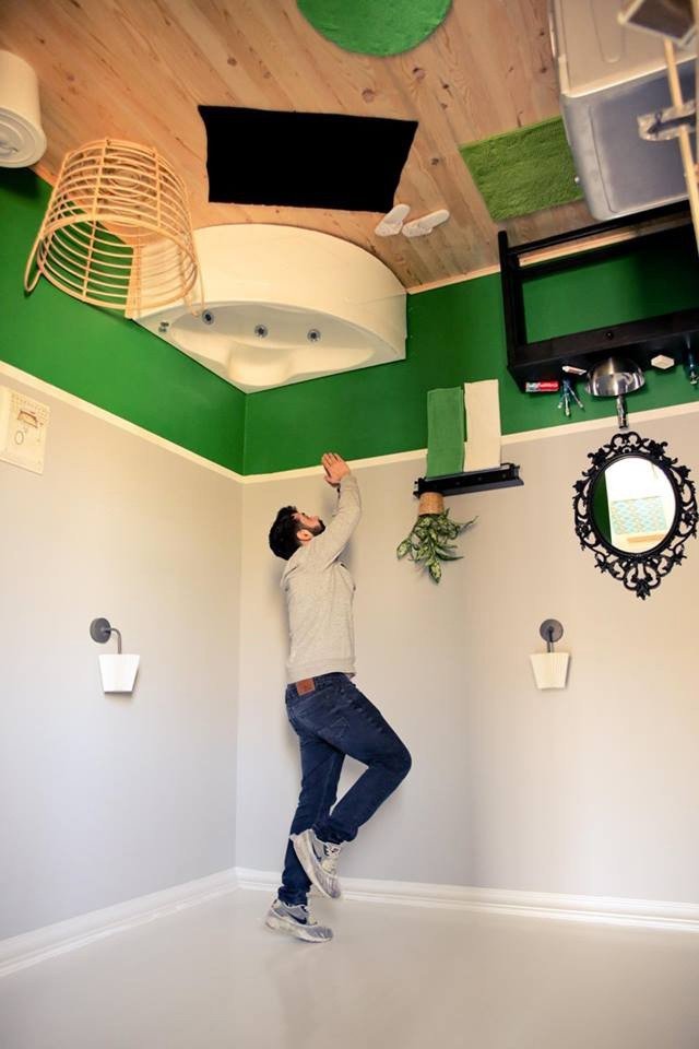 Başkent’teki bu evde her şey "Tepetaklak"