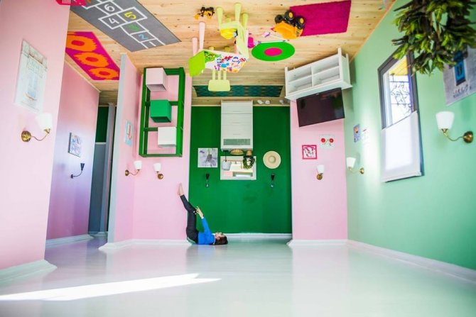 Başkent’teki bu evde her şey "Tepetaklak"