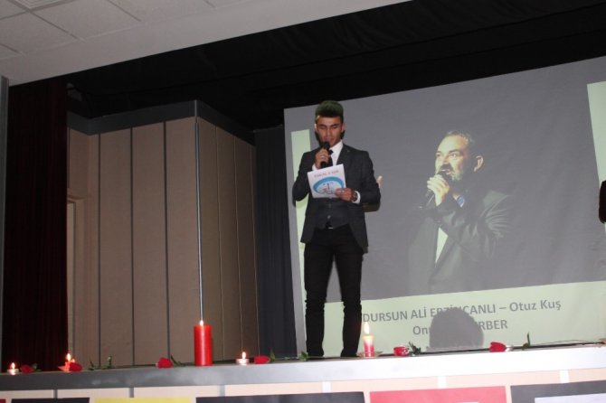 Tosya Cumhuriyet Anadolu Lisesinden Eşkali Aşk isimli şiir dinletisi