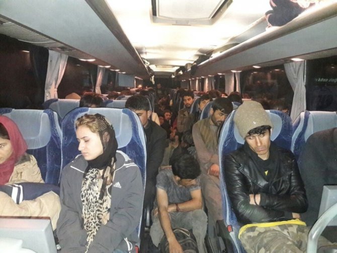 Ağrı merkezli 7 ilde göçmen kaçakçılarına darbe