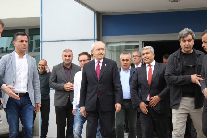 CHP Lideri Kılıçdaroğlu’ndan Sözcü Gazetesi’ne destek ziyareti