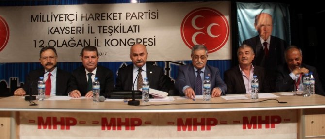 MHP Kayseri 12. Olağan İl Kongresi’ne Baki Ersoy Tek Liste İle Girdi