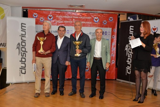 Türk Kalp Vakfı ve Exotic Senyör tenis turnuvası ödül töreni yapıldı