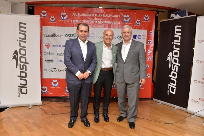 Türk Kalp Vakfı ve Exotic Senyör tenis turnuvası ödül töreni yapıldı